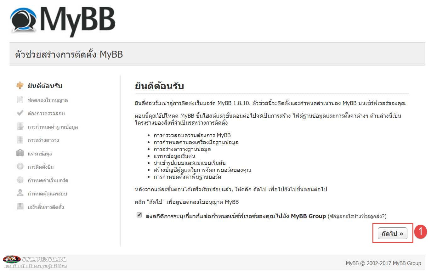 เว็บบอร์ด mybb 1.8.10_Thai ดาวน์โหลด
